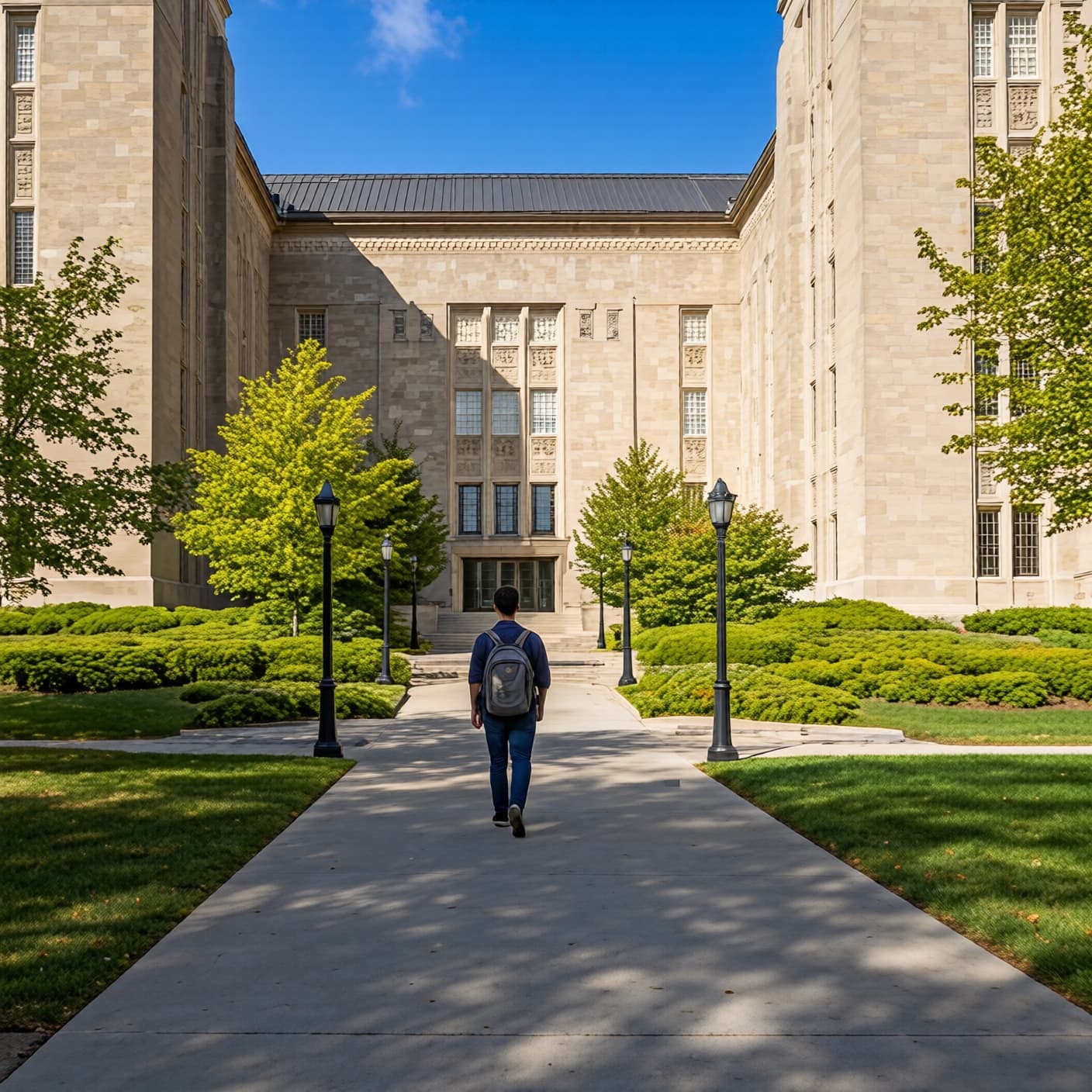 University campus abroad